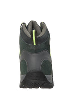 Load image into Gallery viewer, Childrens/Kids Trail Suede Walking Boots- Lime