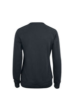 Load image into Gallery viewer, Womens/Ladies Premium Round Neck Sweatshirt - Black