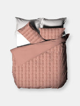 Load image into Gallery viewer, Linen House Haze Duvet Cover Set (Maple) (Super King)