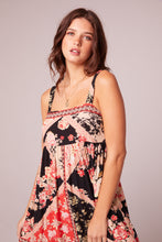 Load image into Gallery viewer, Anthem Of The Sun Black Floral Smock Maxi Dress