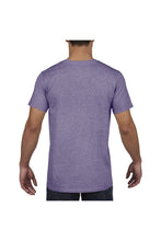 Load image into Gallery viewer, Gildan Mens Soft Style V-Neck Short Sleeve T-Shirt (Heather Purple)