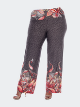 Load image into Gallery viewer, Printed Plus Size Palazzo Pants