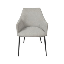 Load image into Gallery viewer, Your Choice Harmony Urban Grey Upholstery Dining Chair With Conic Legs (Set Of 2)