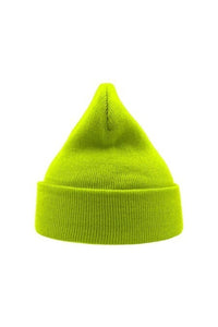 Atlantis Wind Double Skin Beanie With Turn Up (Safety Yellow)