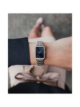 Load image into Gallery viewer, Ava Petite - Brushed Silver + Turkish Blue