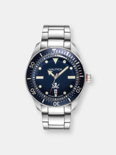 Load image into Gallery viewer, Nautica Watch NAPHCP905 Hillcrest, Analog, Water Resistant, Stainless Steel Band, Deployment Buckle, Luminous, Silver