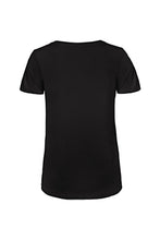 Load image into Gallery viewer, B&amp;C Womens/Ladies Favourite Organic Cotton V-Neck T-Shirt (Black)