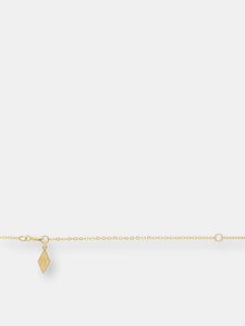 "Celestial" 14K Gold Tiny North Star Pendant With Diamond, Ruby, Sapphire