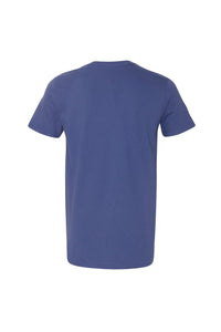 Gildan Mens Short Sleeve Soft-Style T-Shirt (Metro Blue)