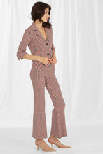 Load image into Gallery viewer, Cotton Blend Jacquard Flared Pant