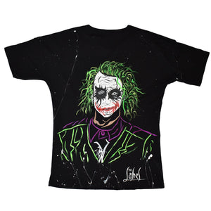 Joker Hand Painted  T-Shirt