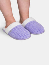 Load image into Gallery viewer, Chenille Creekside Slide Slippers | Lavender