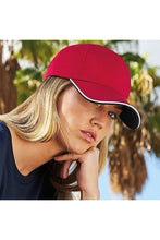 Load image into Gallery viewer, Beechfield Unisex Adult Cap (Red)