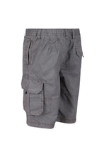 Load image into Gallery viewer, Regatta Kids Shorewalk Multi Pocket Shorts (Rock Gray)
