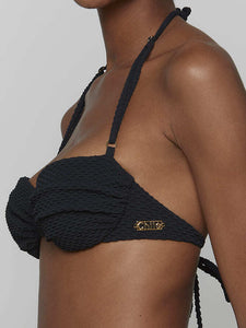 Medea Underwired Bikini Top in Recycled Jacquard