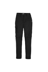 Craghoppers Womens/Ladies Expert Kiwi Convertible Work Trousers (Black)