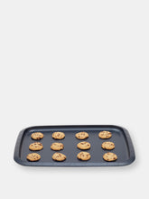 Load image into Gallery viewer, Michael Graves Design Textured Non-Stick 12” x 18” Carbon Steel Cookie Sheet, Indigo