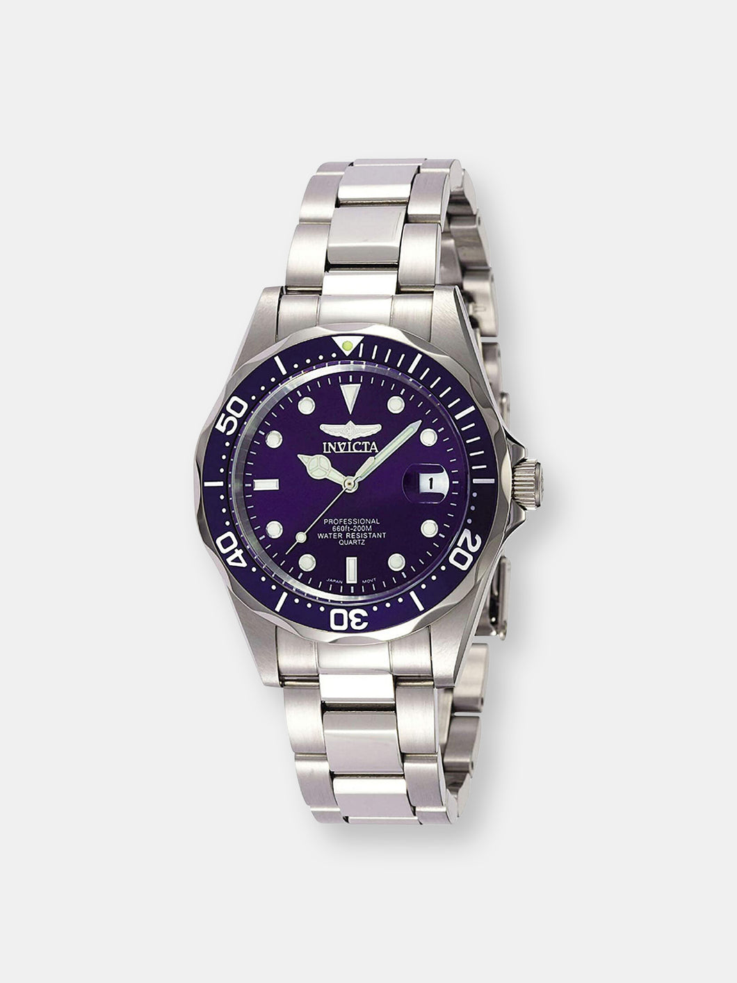 Invicta Men's Pro Diver 9204 Blue Stainless-Steel Japanese Quartz Fashion Watch