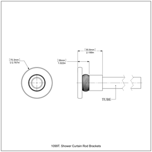 Shower Curtain Rod Brackets