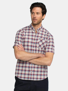 Plaid Lightweight Organic Shirt- Short Sleeve