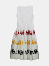 Load image into Gallery viewer, Carolina Herrera Women&#39;s Sleeveless Pleated A Line Dress