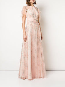 Messina Printed Gown