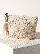 Load image into Gallery viewer, Sienna Zip Pouch, Ivory