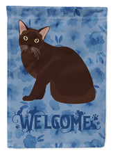 Load image into Gallery viewer, Burmese Cat Welcome Garden Flag 2-Sided 2-Ply
