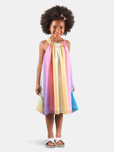 Load image into Gallery viewer, Rainbow Chiffon Dress