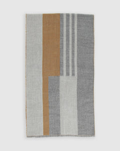 Sun Peaks Stripe Scarf - Grey