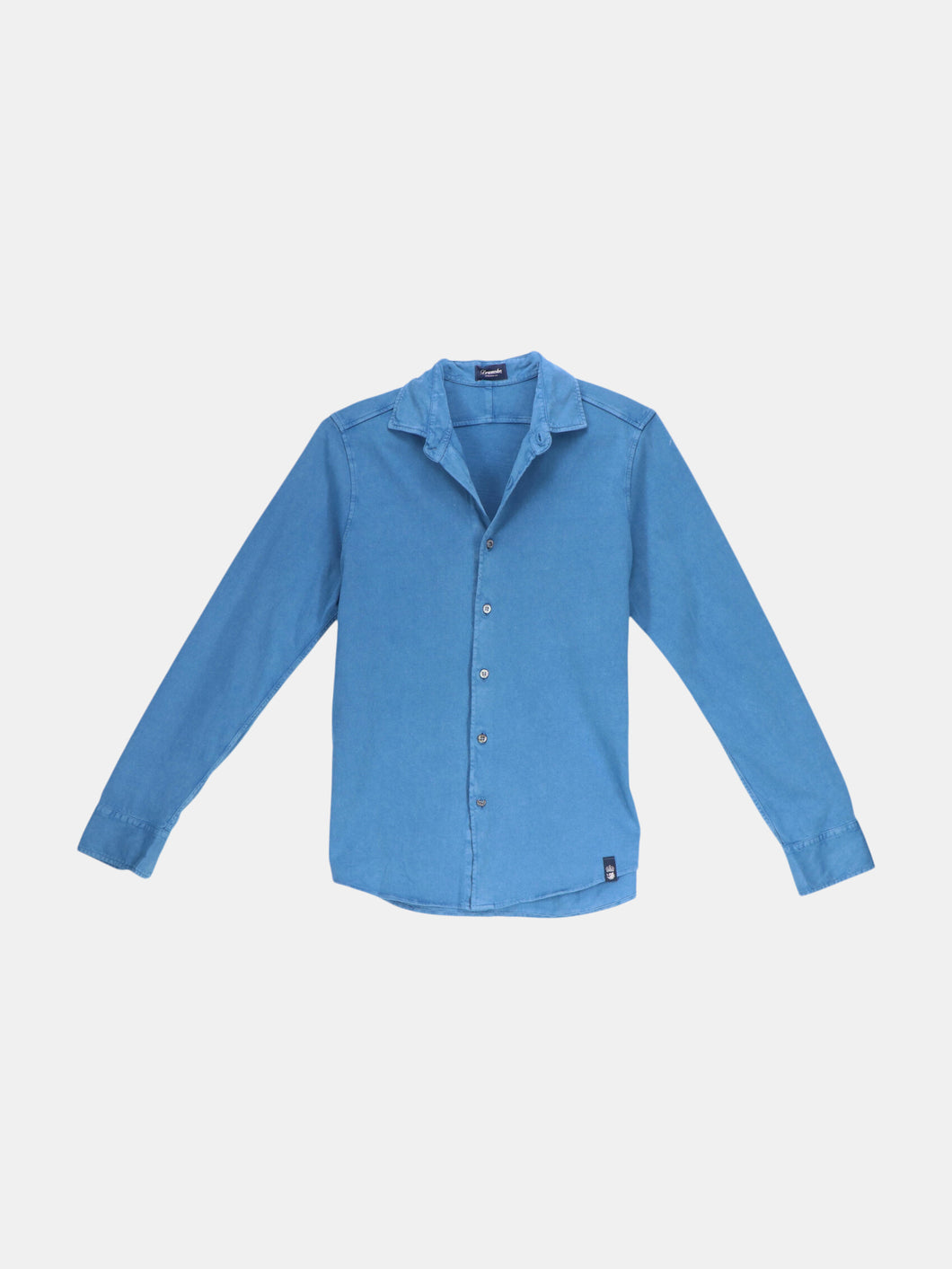 Drumohr Men's Plum Button-Up Cotton Shirt Graphic T-Shirt