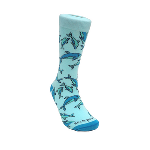 Dolphin Pattern Socks - Adult Medium