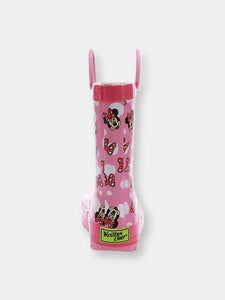 Kids Minnie Bow Town Rain Boot - Pink