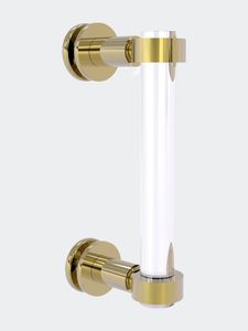 Clearview Collection Single Side Shower Door Pull With Smooth Accents