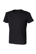 Load image into Gallery viewer, Skinni Fit Mens Slub T-Shirt (Black)
