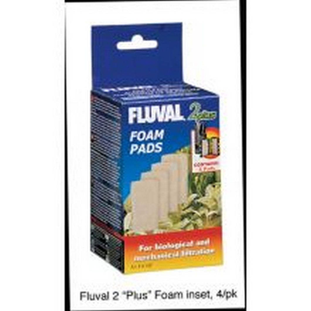 Fluval 2 Plus Aquarium Foam Pad (May Vary) (Pack of 4)
