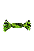 Load image into Gallery viewer, Jolly Pets Knot-N-Chew Rope Dog Toy (Green/Black) (S, M)