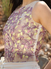 Load image into Gallery viewer, Savanha Embroidered Sheer Top