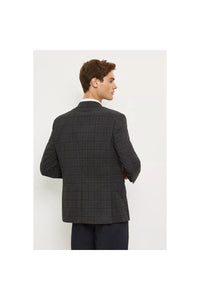 Mens Checked Slim Suit Jacket