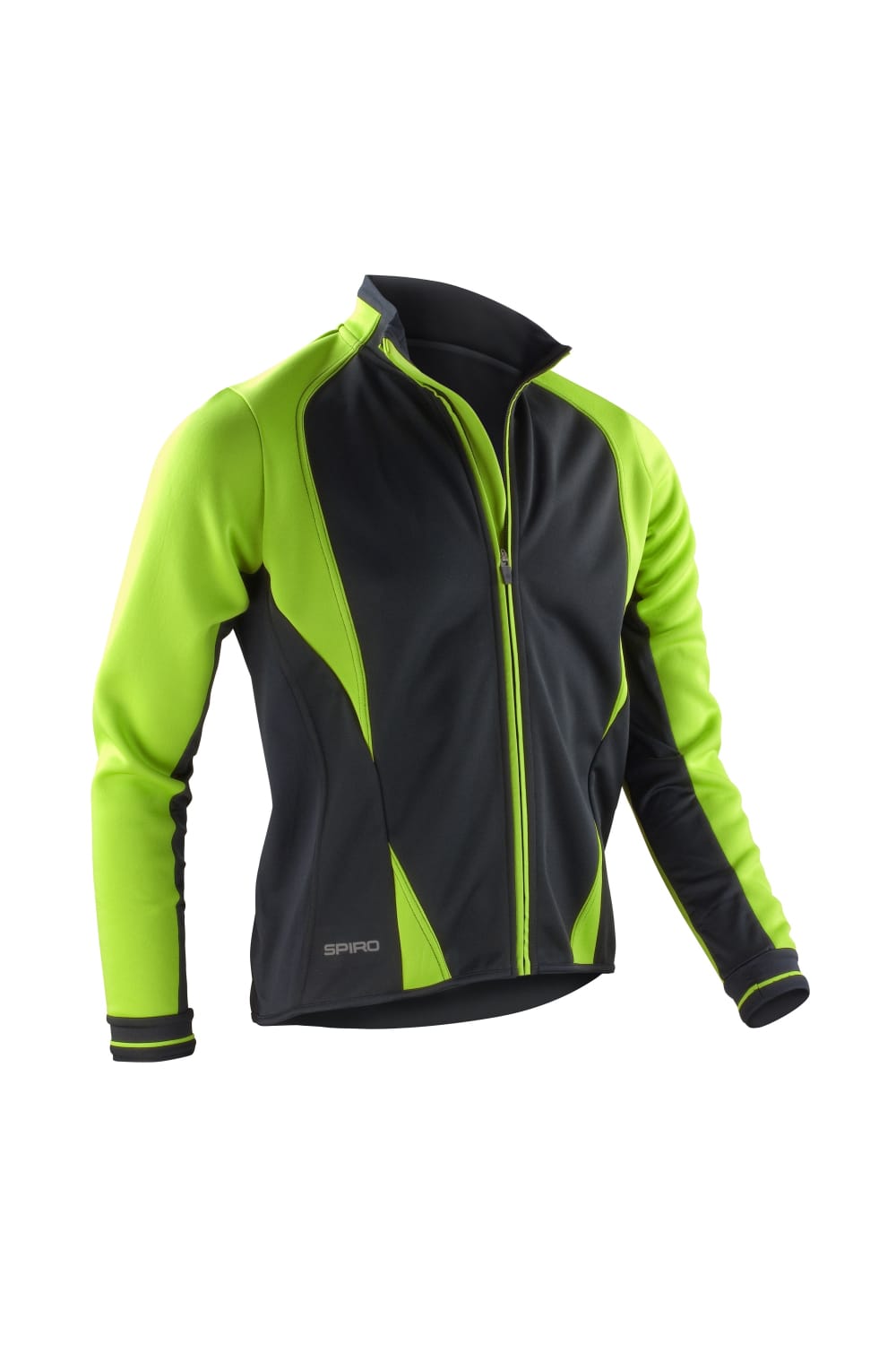 Spiro Mens Freedom Softshell Sports/Training Jacket (Lime/ Black)