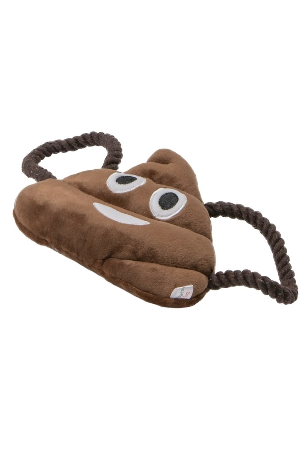 Animate Poo Emoji Plush Dog Toy (Brown) (One Size)
