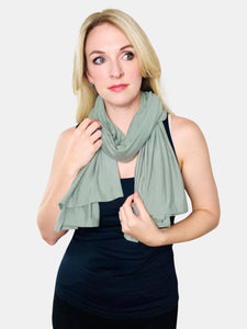 Grand Green Magnetic Closure Scarf