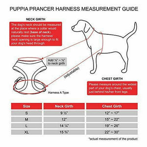 Puppia Prancer Dog Harness A (Brown) (S)