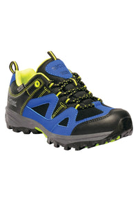 Childrens/Kids Gatlin Low Rise Hiking Boots - Skydiver Blue/Lime Zest