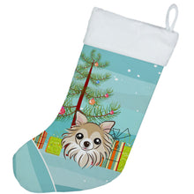Load image into Gallery viewer, Christmas Tree and Chihuahua Christmas Stocking