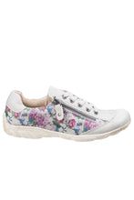 Load image into Gallery viewer, Womens/Ladies Juniper Lace Zip Up Casual Sneakers (Floral)