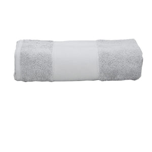 A&R Towels Print-Me Bath Towel (Light Gray) (One Size)