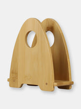 Load image into Gallery viewer, Michael Graves Design Triangle Freestanding Upright Bamboo Napkin Holder, Natural