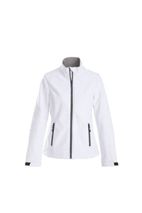 Printer Womens/Ladies Trial Soft Shell Jacket (White)