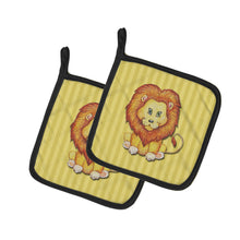 Load image into Gallery viewer, Lion Pair of Pot Holders
